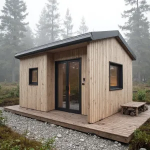 Cabin Calm: The Tranquil Timber Tent