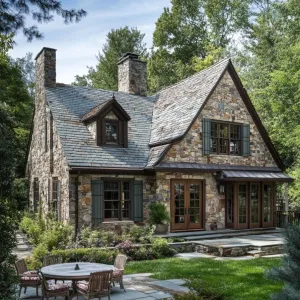 Rustic Stone Nook in Nature
