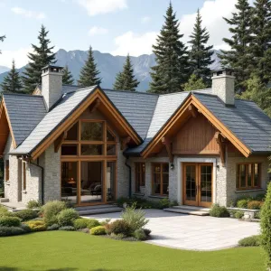 Charming Stone Cottage Nestled Among Alpine Peaks