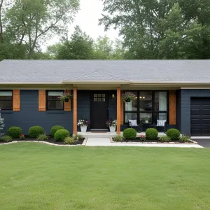 Midnight Shutters Porch Ranch