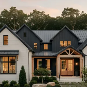Gabled Beauty by Sunset