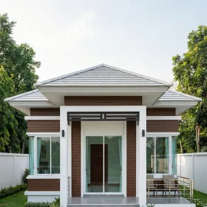 Courtyard Breeze Pavilion Home