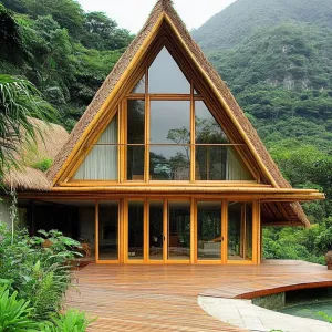Bamboo Bliss: The Tropical Tranquility
