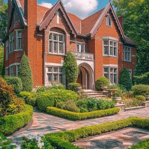 Preview of Majestic Manor Amidst Blooming Beauty