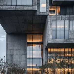 Concrete Cubes Dance in the Sky
