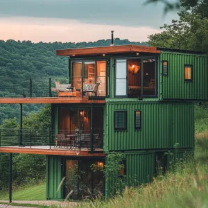 Multi-Level Stacked Cabins