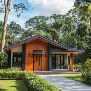 Tropical Timber Tranquility: The Rainforest Retreat