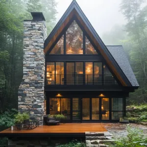Peaked Pine Paradise: The Cabin on the Edge