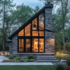 A Cozy Luxury Escape in the Woods