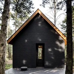 Jet-Black Brick Hideout