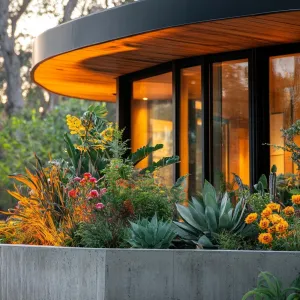 Curved Nature’s Nest: A Timber Oasis