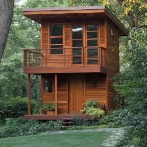 Cedar-Clad Treehouse Surprise