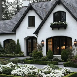 Charming Gables Amidst a Floral Fantasy