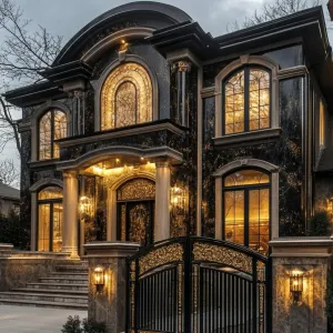 Golden Grandeur: The Luxurious Lair