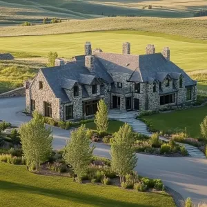 Elegant Stone Retreat Overlooking the Fields
