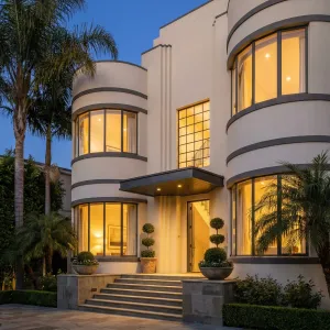 Palmfront Round Tower Deco Residence