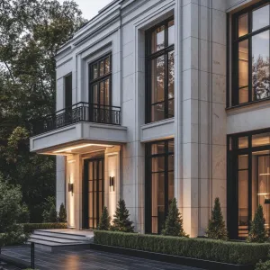 Refined Dwelling with Monochrome Majesty