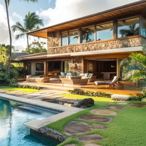 Tropical Lux: The Poolside Haven