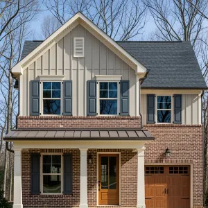 Charming Cottage with Brick and Wood Elegance