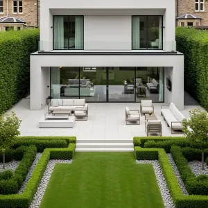 Stunning Simplicity: Patio and Garden Delight