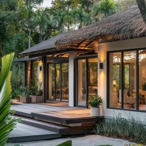 Thatched Tranquility by the Tropics