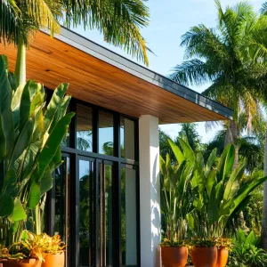 Tropical Elegance Amidst Green Giants