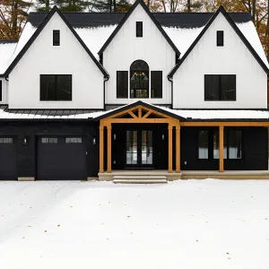 Snow-Capped Sleek Abode