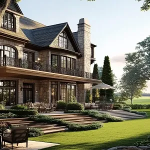 Enchanting Manor in the Rolling Countryside