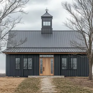 Metal Barn Showstopper with Woodsy Whimsy