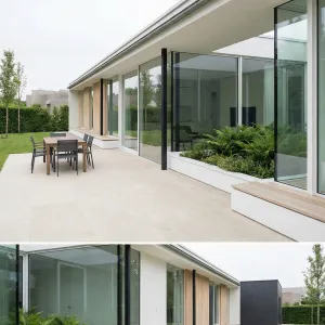 Garden Court Villa With Sliding Glass