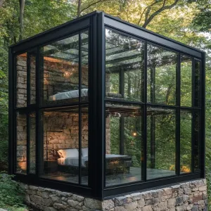 Glass Haven: Living in a Clear Cube