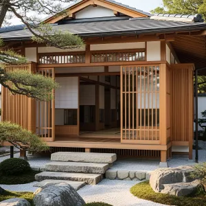 Wooden Whispers: Embracing the Japanese Porch