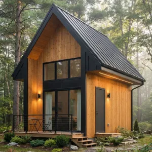 Treequiet Vertical Porch Cabin