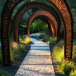 Celestial Walkway Through Dappled Dreams