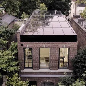 Chic Glass Reflective Retreat