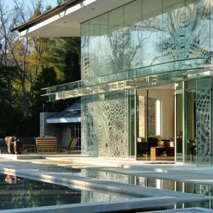 Patterned Etched Glass