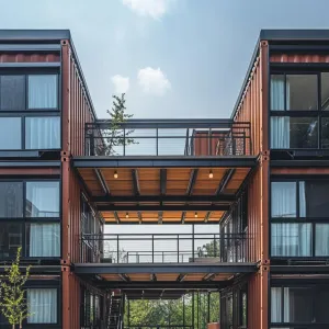 Modern Chic: Container Apartments with a View