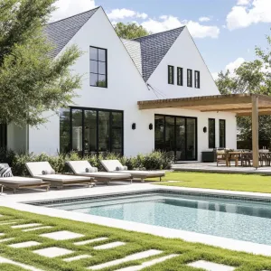 Chic Poolside Retreat