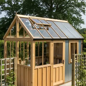 Sunlit Shed Hideaway: Where Plants Throw Parties