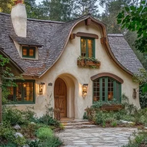 Curvy Cottage Among the Ferns