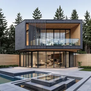 Modern Cube Castle: A Steel Symphony