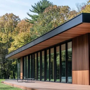 Linear Woodland Wonder: Glass Haven