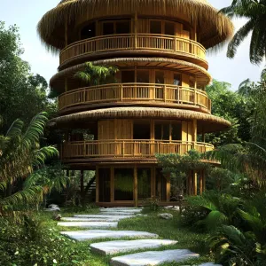 Bamboo Whirl: The Nature Spiral Retreat