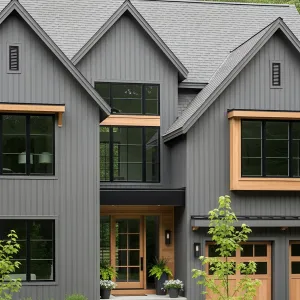 A Trendy Timberland Mansion
