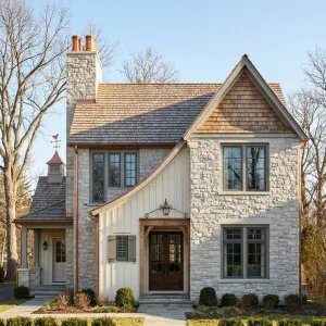 Quoined Gables With Cedar Grace