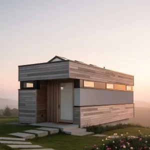 Misty Haven: Sunrise Steps to Tranquility