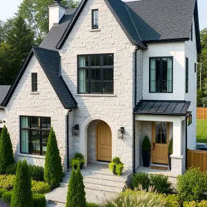 Serene Stone Sanctuary with Modern Pizzazz