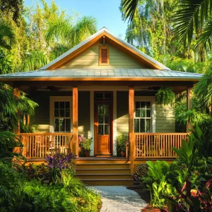 Quirky Cabin Among Lush Greens