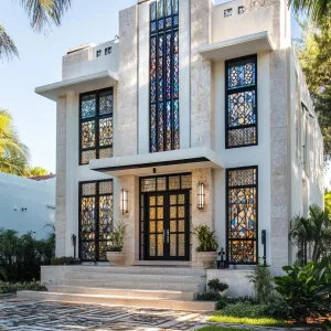 Stained Glass Wonderland: Deco Dazzle