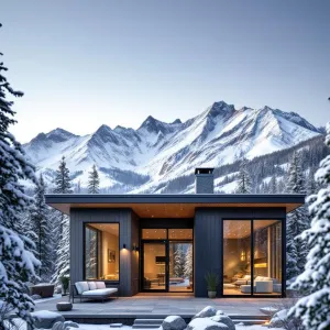 Snow-Kissed Minimalist Haven